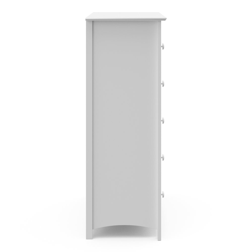 Kenton 5 Drawer Universal Dresser - White. Picture 4