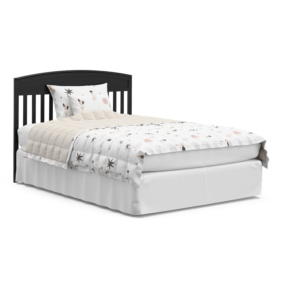 Graco Benton 5-in-1 Convertible Crib with Drawer (Black). Picture 6