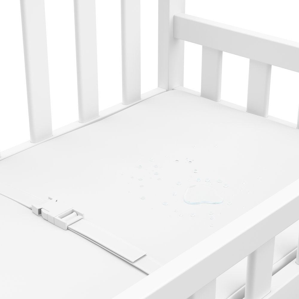 Graco Changing Table with Water-Resistant Changing Pad (White). Picture 4