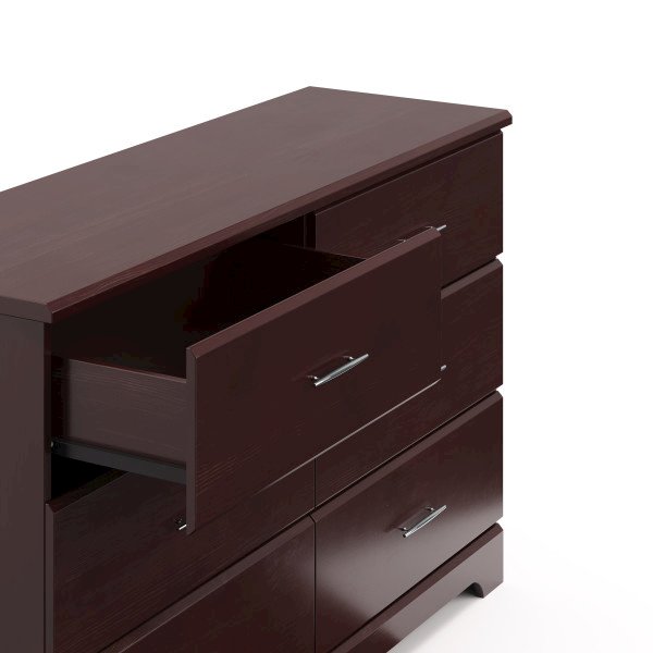 Storkcraft Brookside 6 Drawer Double Dresser (Espresso). Picture 5