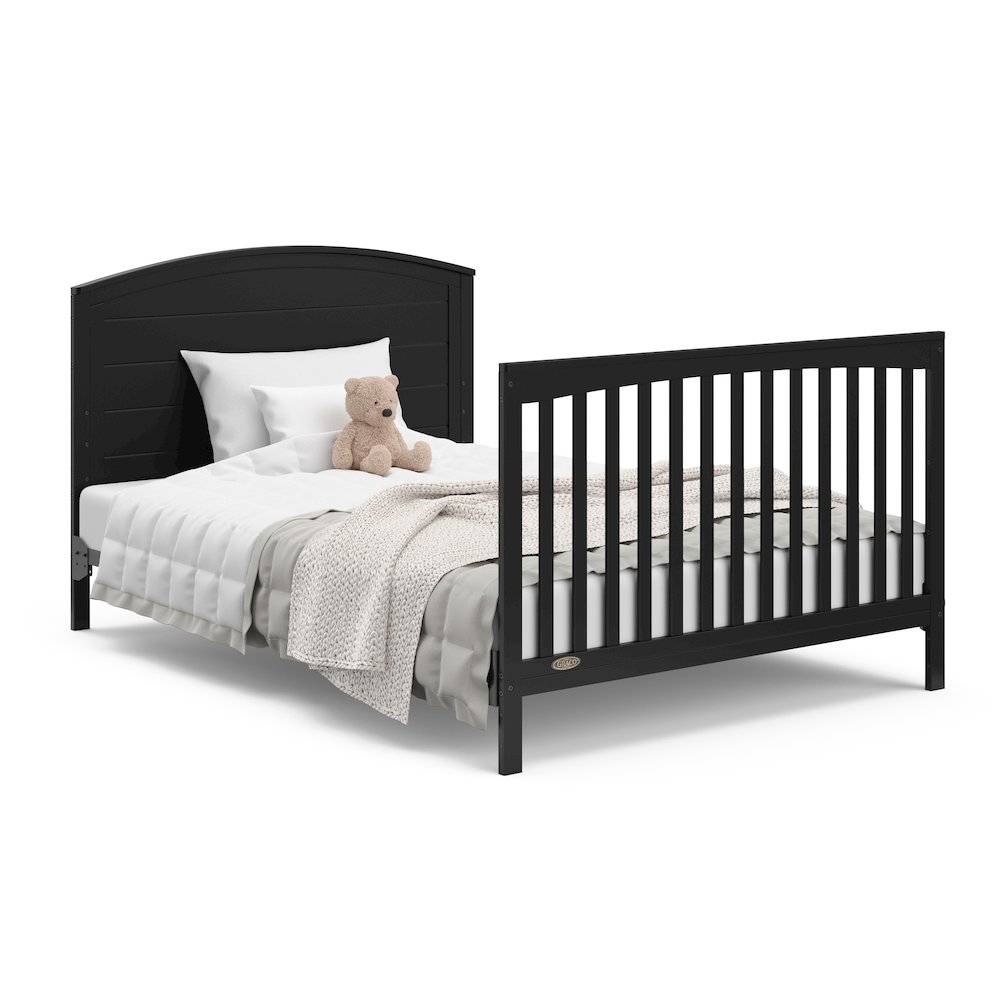 Graco Bellwood 5-in-1 Convertible Crib & Changer with Drawer (Black). Picture 14