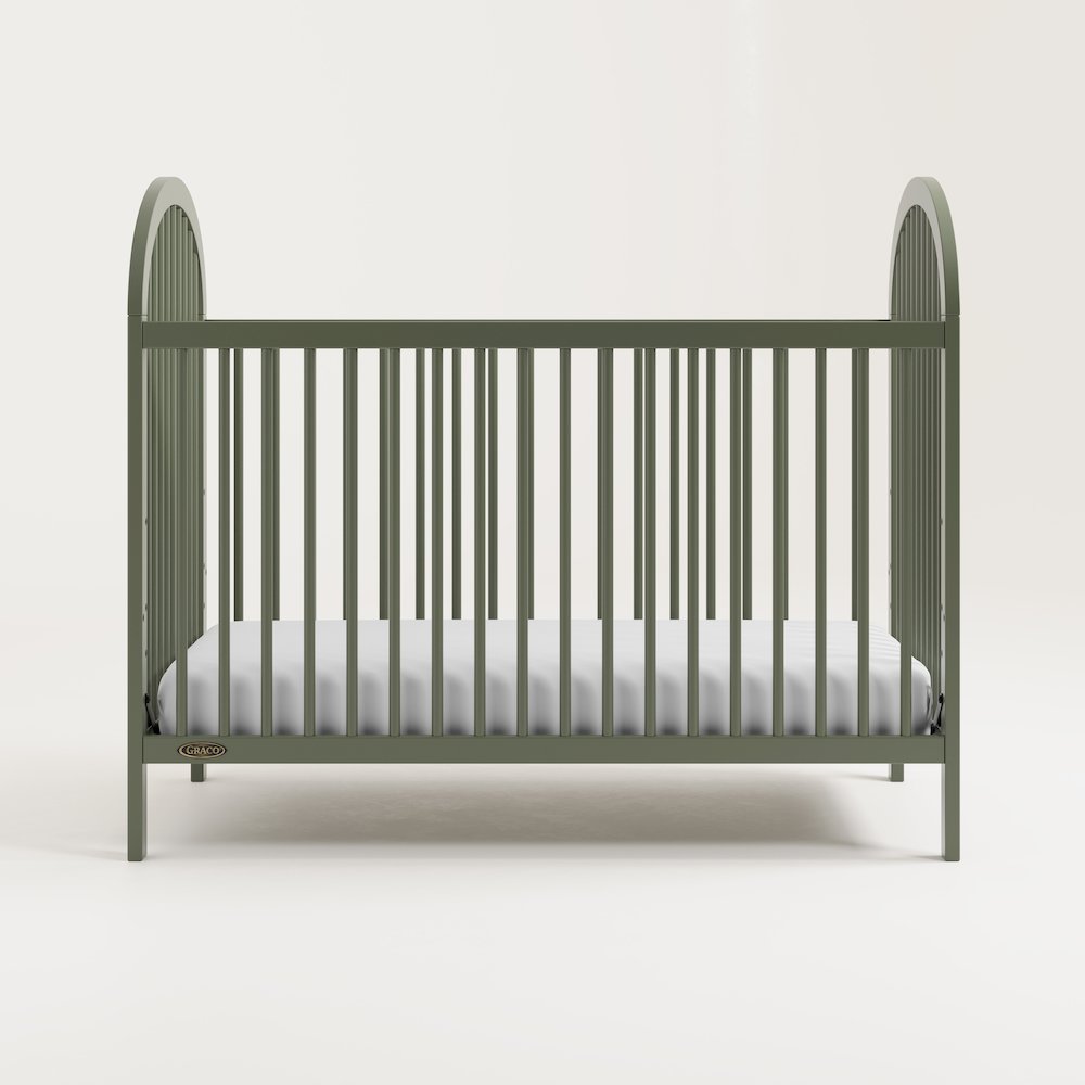 Graco Olivia 3-in-1 Convertible Crib (Olive) – GREENGUARD Gold Certified. Picture 2