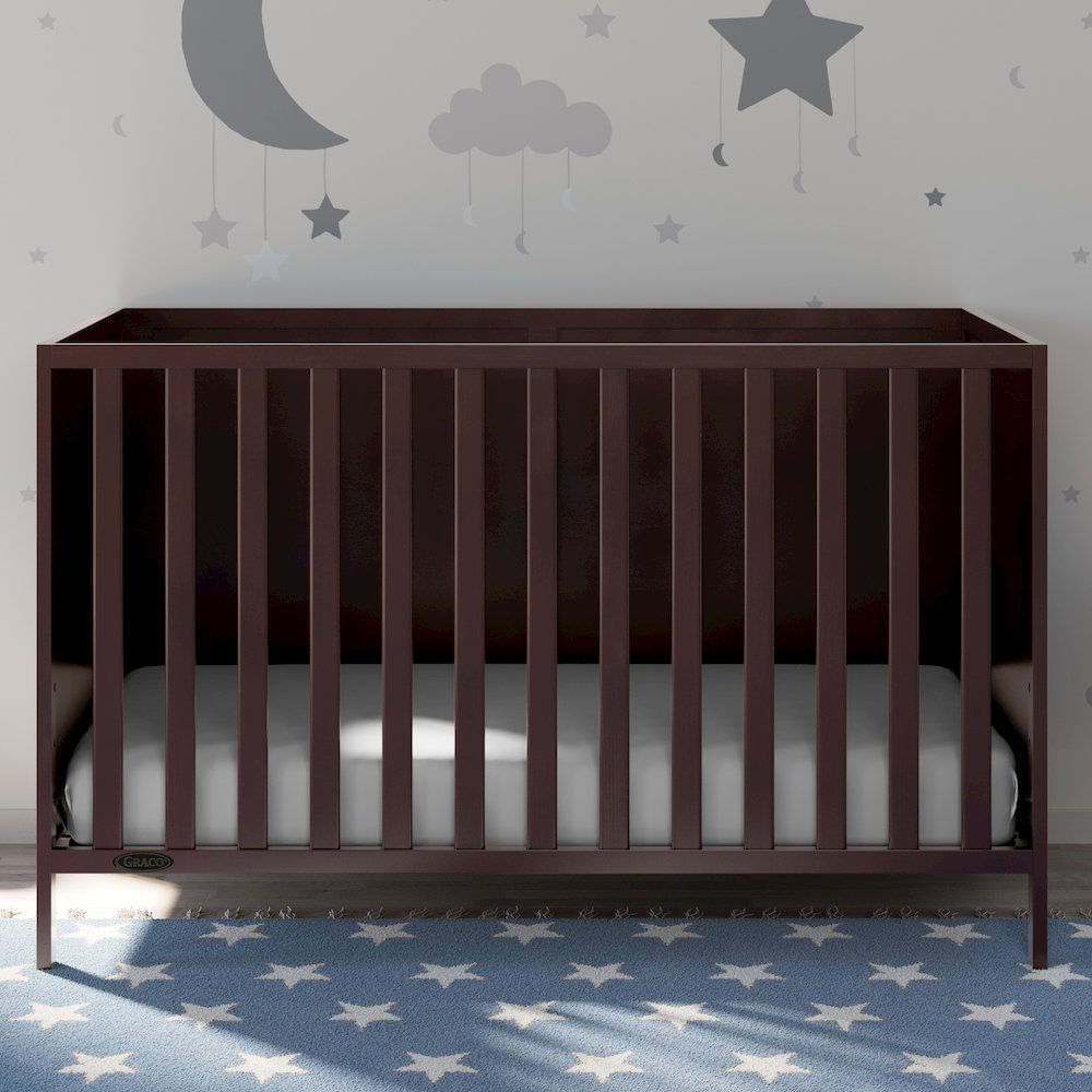 Graco Theo 3-in-1 Convertible Crib - Espresso. Picture 2
