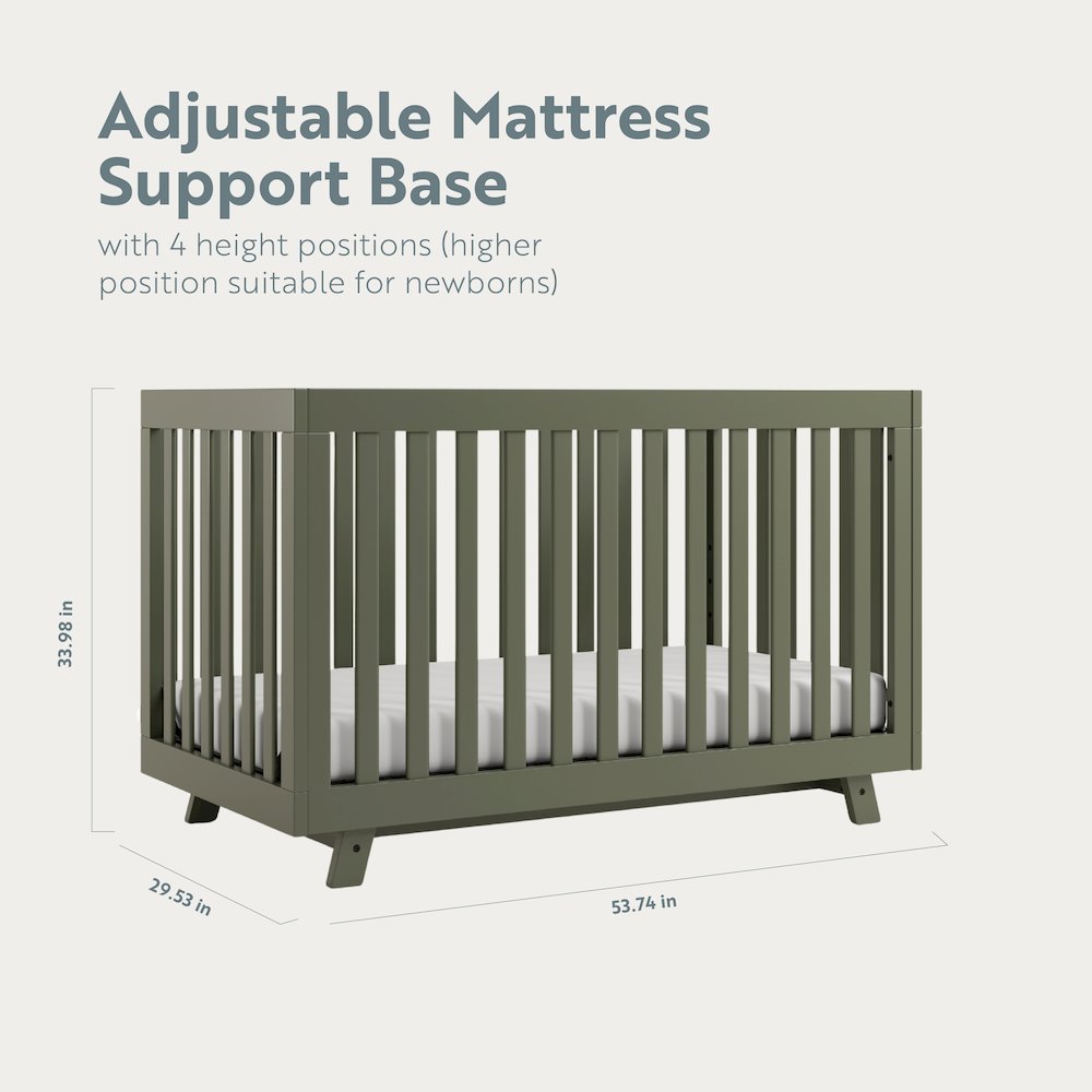 Storkcraft Beckett 3-in-1 Convertible Crib (Olive). Picture 5