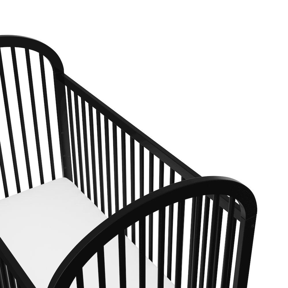 Graco Olivia 3-in-1 Convertible Crib (Black) – GREENGUARD Gold Certified. Picture 4