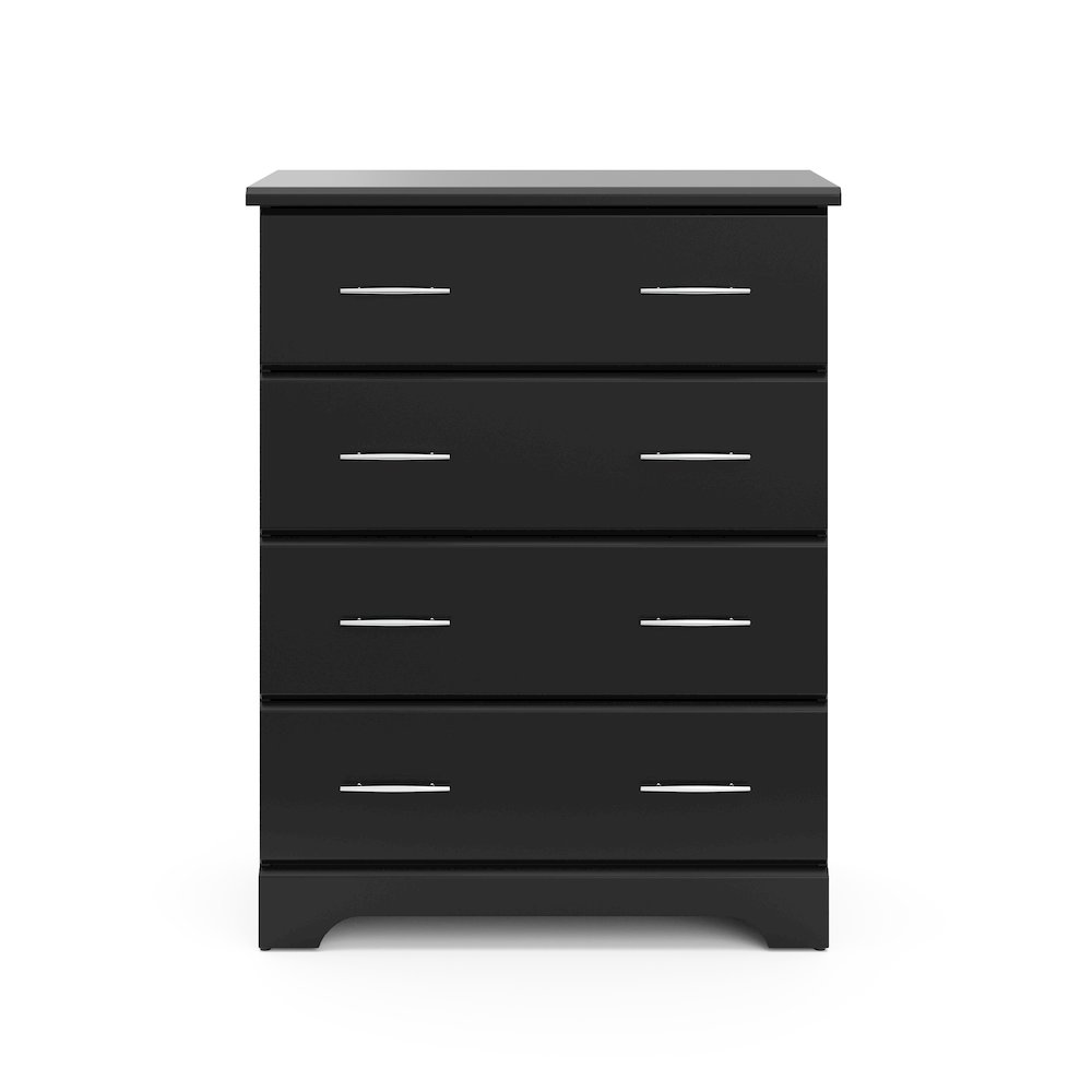 Storkcraft Brookside 4 Drawer Chest (Black) – GREENGUARD Gold Certified. Picture 4