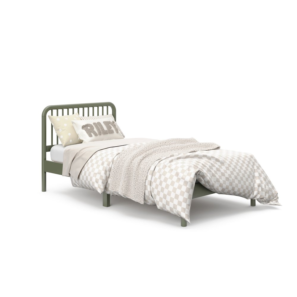 Storkcraft Next Porto Twin Bed (Olive). Picture 6