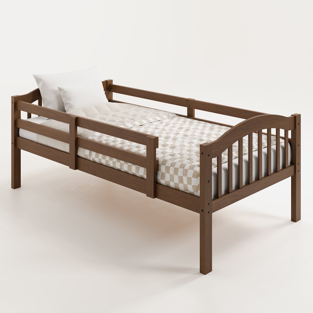 Storkcraft Long Horn Twin-Over-Twin Bunk Bed (Hazelnut). Picture 6