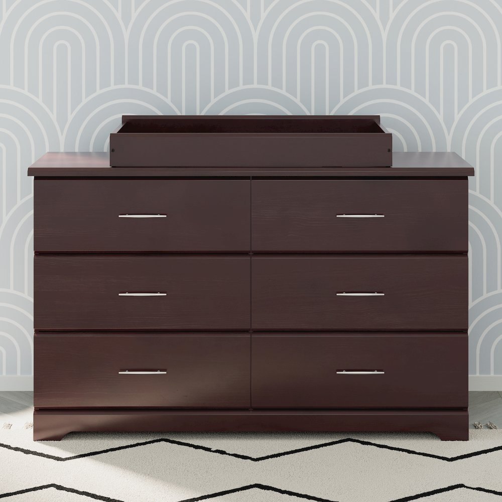 Storkcraft Brookside 6 Drawer Double Dresser (Espresso). Picture 2
