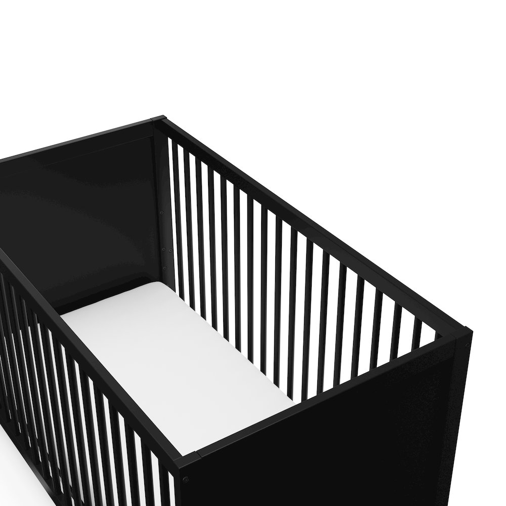 Storkcraft Calabasas 3-in-1 Convertible Crib (Black). Picture 5