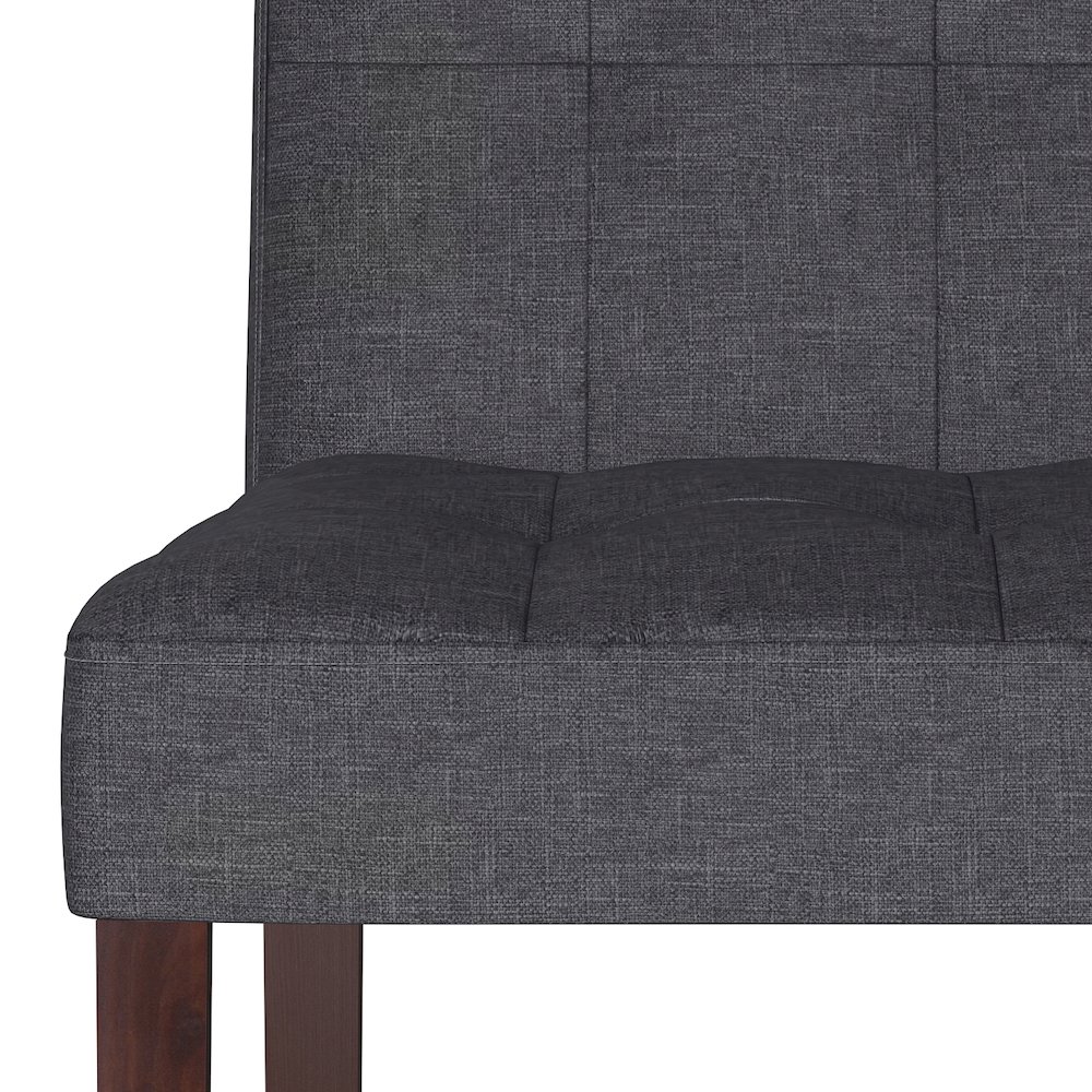 Andover Solid Wood Parson Dining Chair (Set Of 2) In Slate Grey. Picture 2