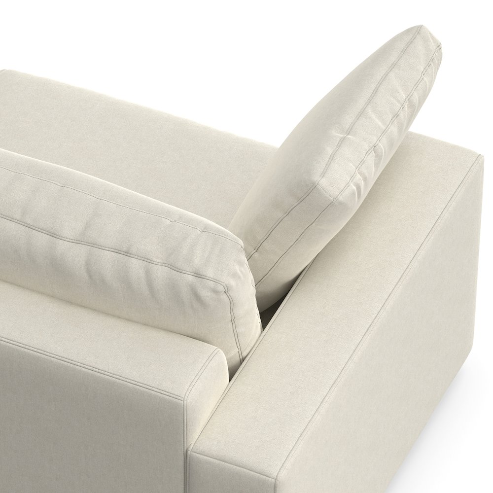 Charlie 96-Inch Sofa In Tightly Woven Performance Fabric. Picture 2