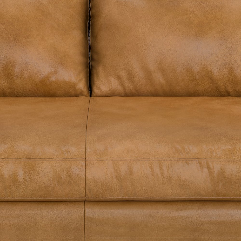 Morrison 72-Inch Sofa In Genuine Leather. Picture 4