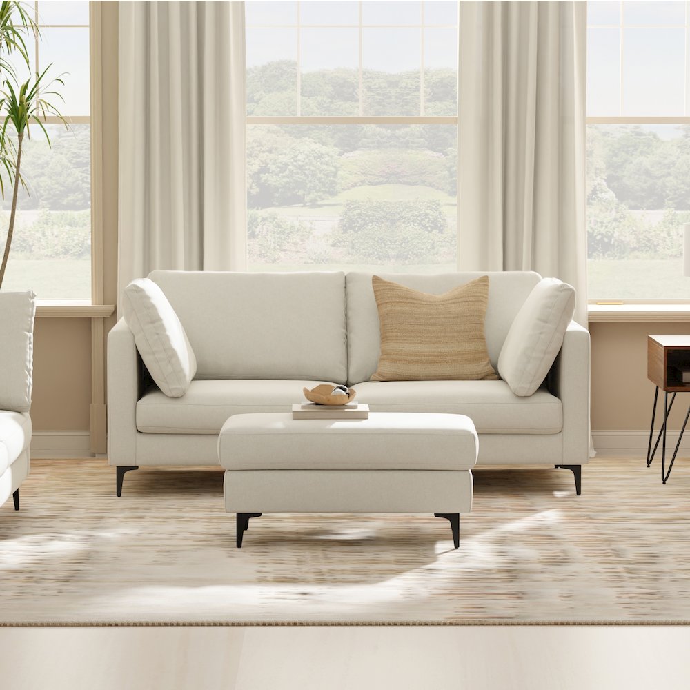 Ava 76-Inch Sofa In Tightly Woven Performance Fabric. Picture 5