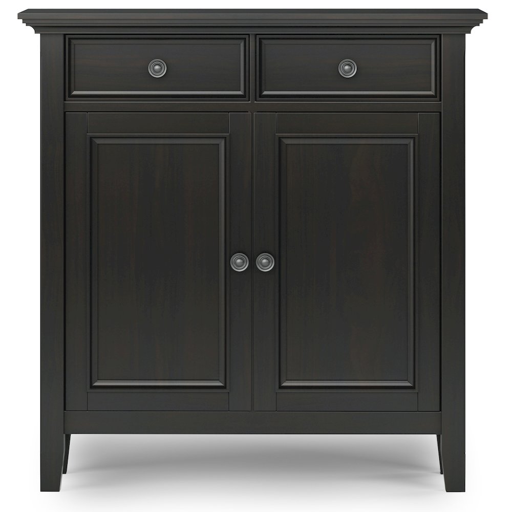 36"W Small Storage Bench and 36"W Storage Cabinet in Hickory Brown. Picture 5