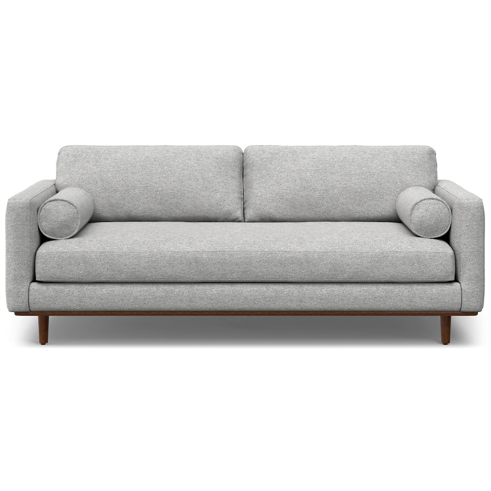 Morrison 89-Inch Sofa And Ottoman Set In Woven-Blend Fabric. Picture 4