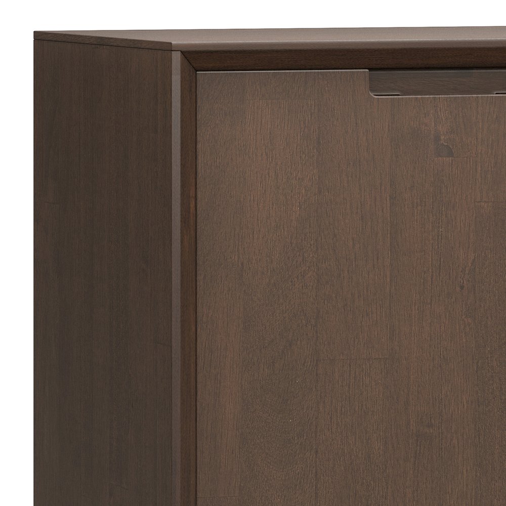 Banting Solid Hardwood Medium Storage Cabinet In Walnut Brown. Picture 3