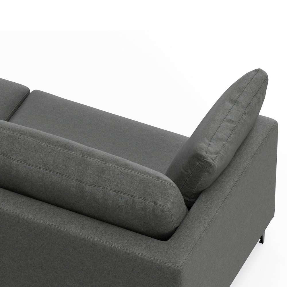 Ava 90-Inch Sofa In Tightly Woven Performance Fabric. Picture 2