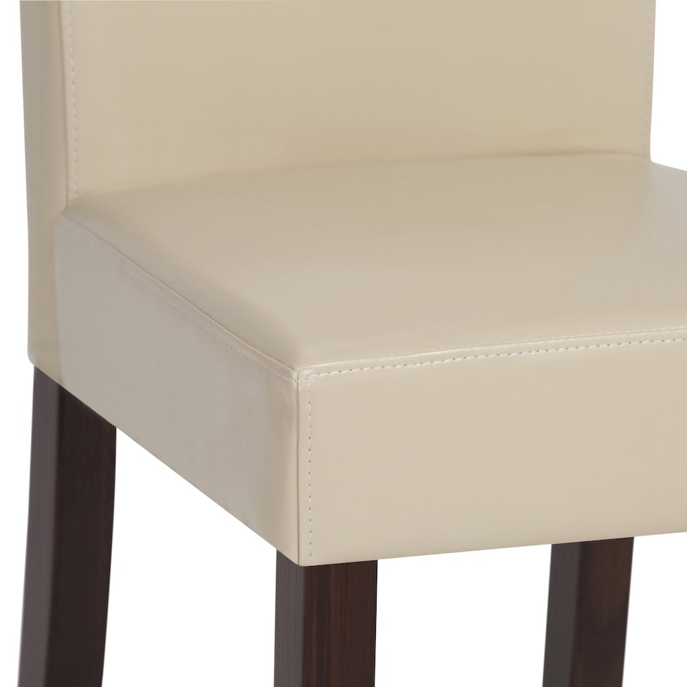 Acadian Solid Hardwood 7 Piece Dining Set In Satin Cream. Picture 3