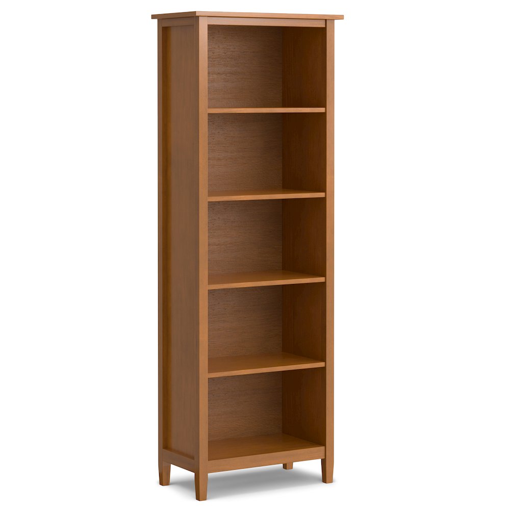 48 inch Wide Desk with 26 inch Wide Bookcase in Light Golden Brown (Set of 2). Picture 3