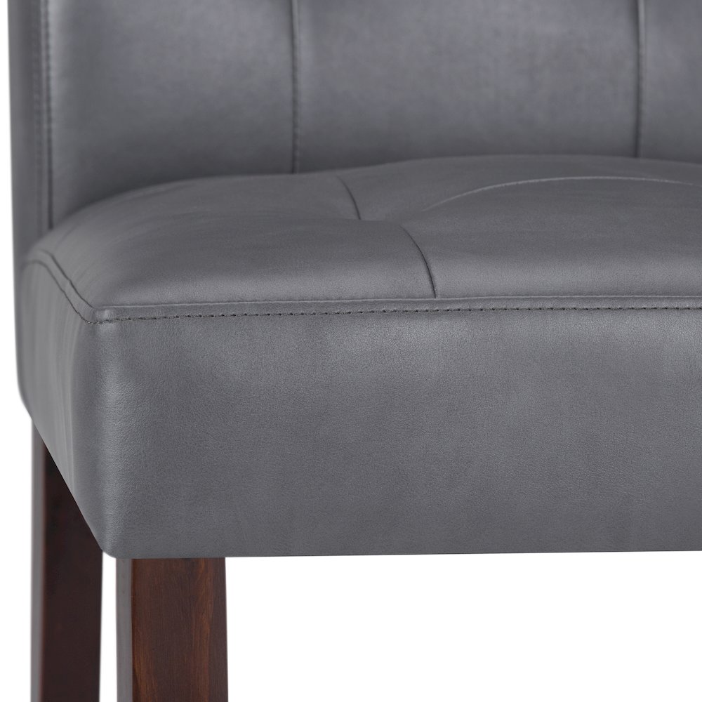 Andover Solid Wood Parson Dining Chair (Set Of 2) In Stone Grey. Picture 2