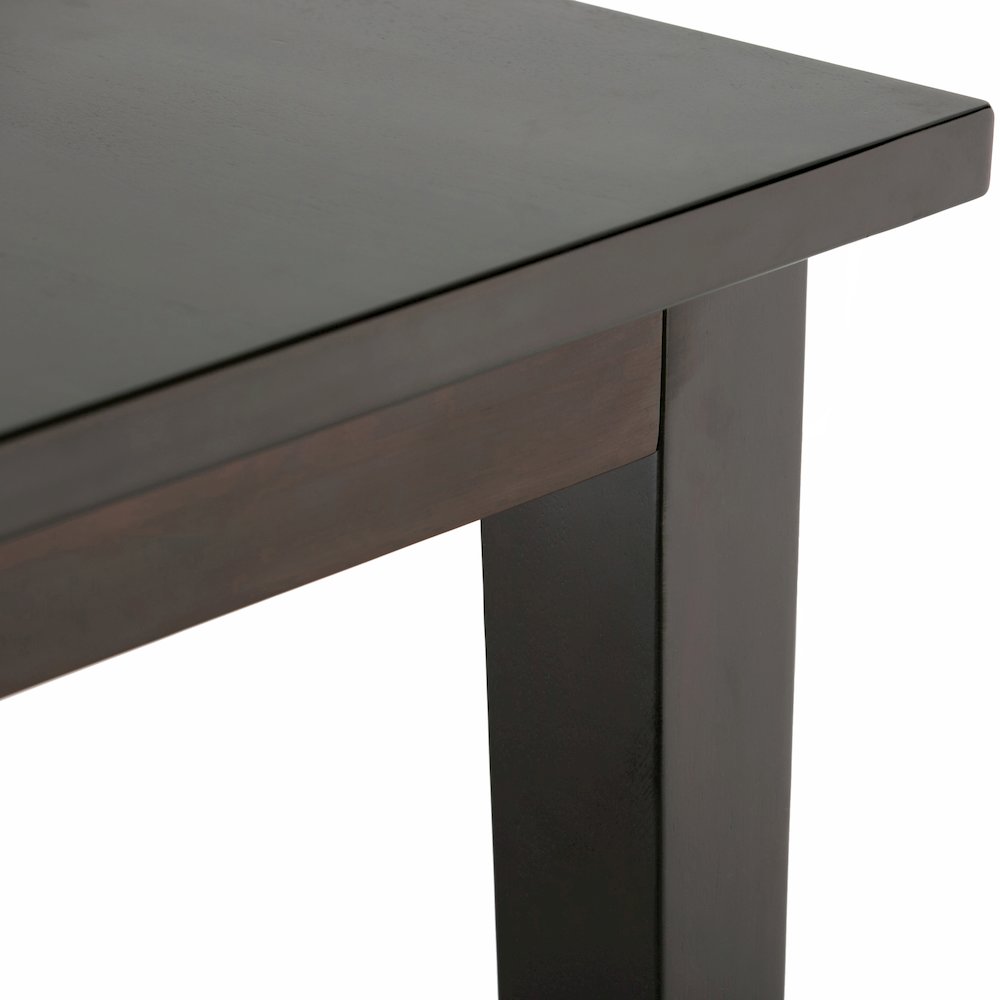 Andover Solid Hardwood 9 Piece Dining Set In Slate Grey. Picture 4