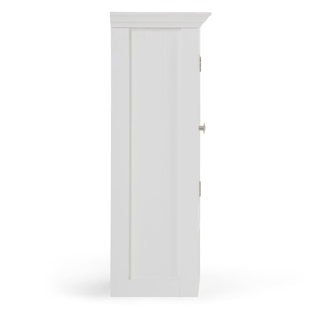 Acadian 28 inch H x 24 inch W Solid Wood Double Door Wall Cabinet in Pure White. Picture 3