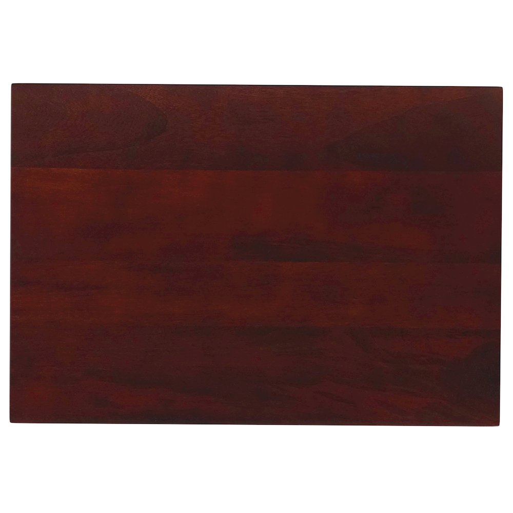Selma Metal And Wood Accent Table In Cognac. Picture 4
