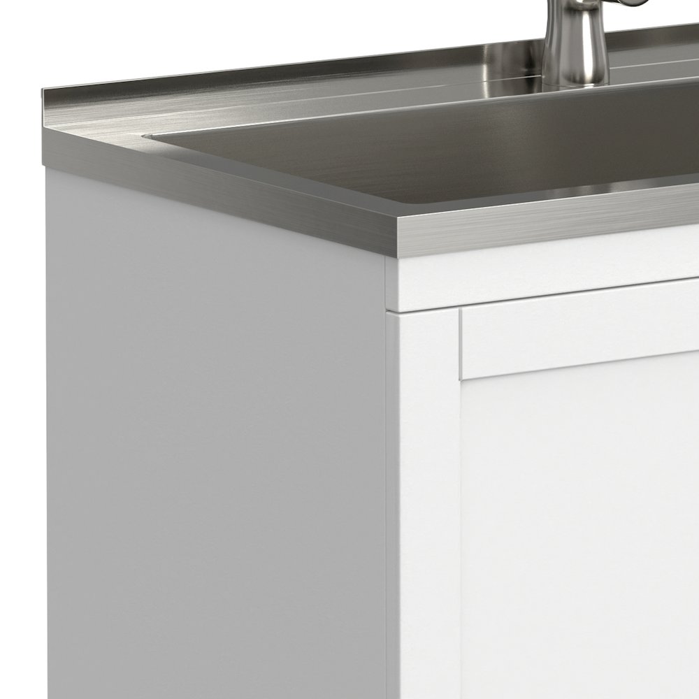 Reed All-In-One 36-inch Laundry Utility Sink and Cabinet. Picture 3