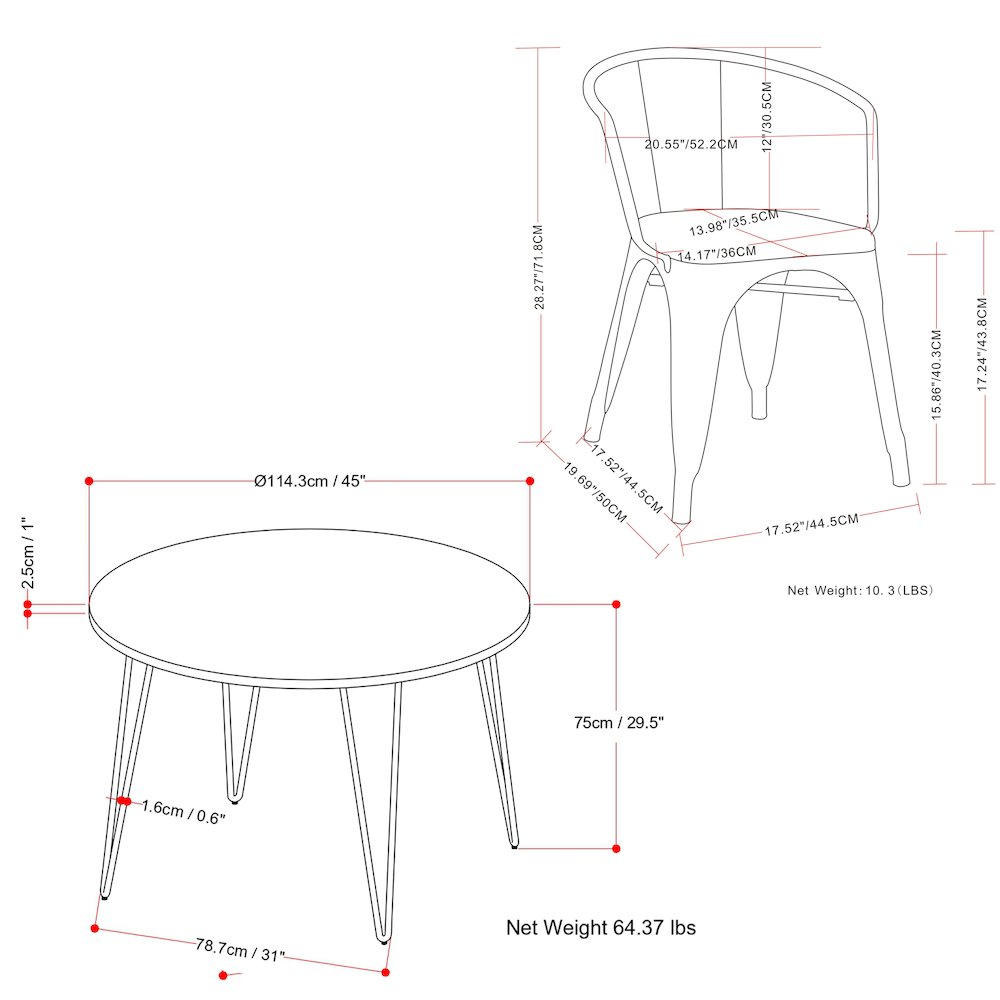 5 Piece Dining Set In Distressed Black And Silver. Picture 5