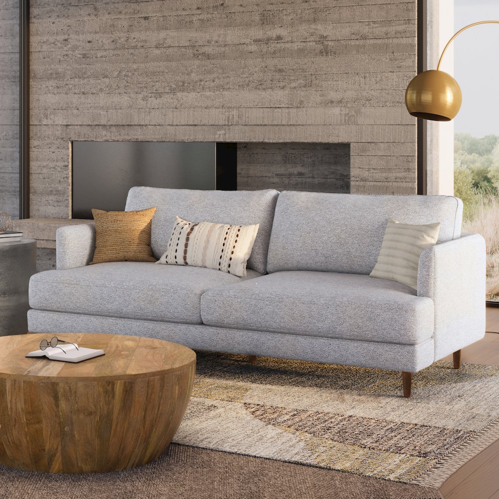 Livingston 76-Inch Sofa In Woven-Blend Fabric. Picture 5
