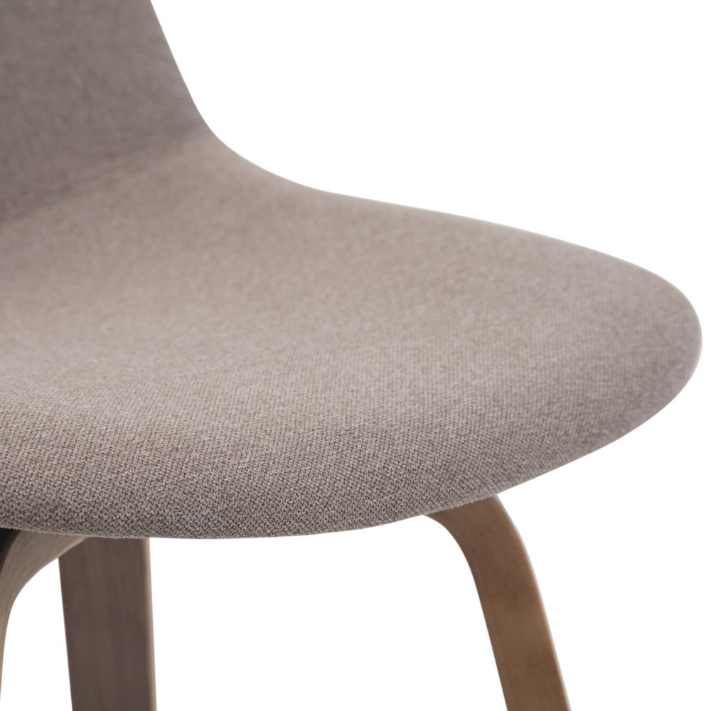Randolph Bentwood Counter Height Stool (Set Of 2) In Mocha Woven Fabric. Picture 2