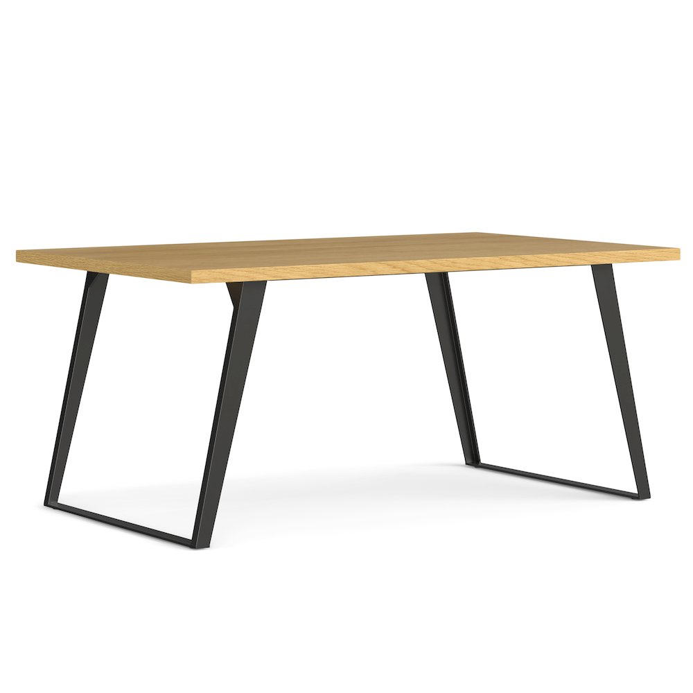 Lowry Dining Table In Oak Veneer. Picture 3