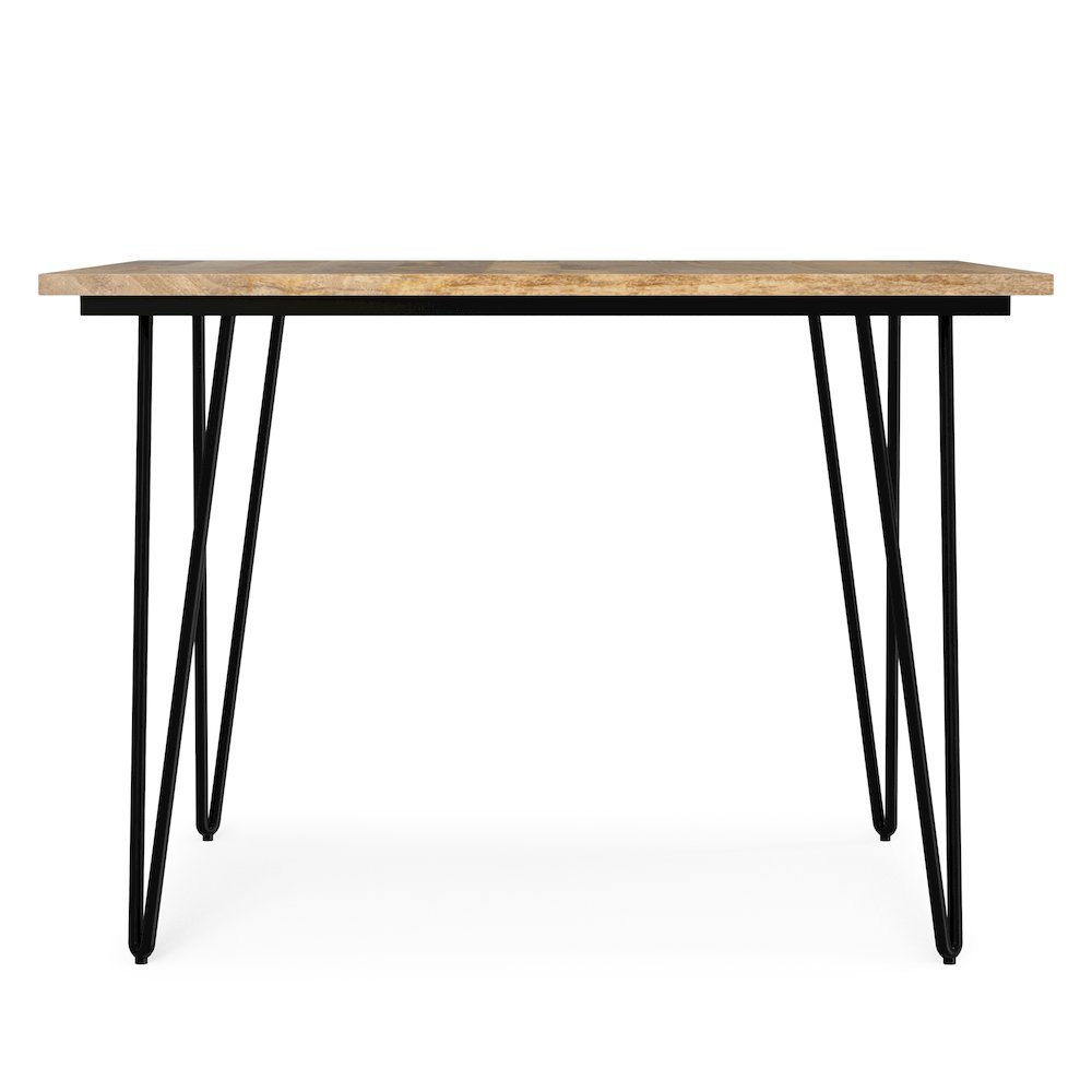 Hunter Solid Mango Wood 42 Inch Square Dining Table In Natural. Picture 7