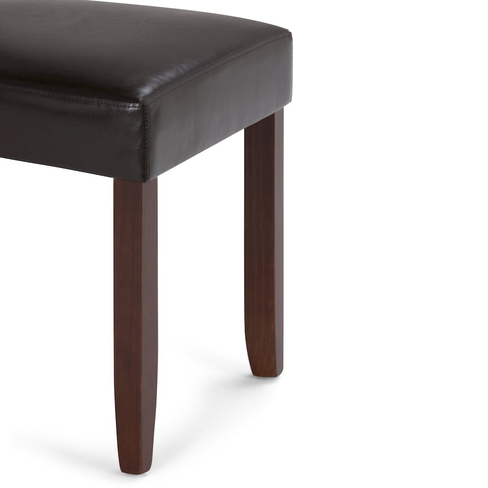 Acadian Solid Wood Parson Dining Chair (Set Of 2) In Tanners Brown. Picture 4