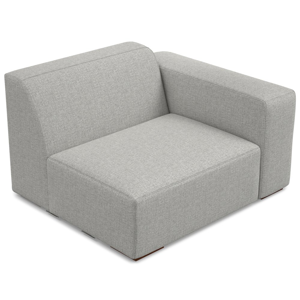 Rex Right-Arm Sofa Module In Tightly Woven Performance Fabric. Picture 2