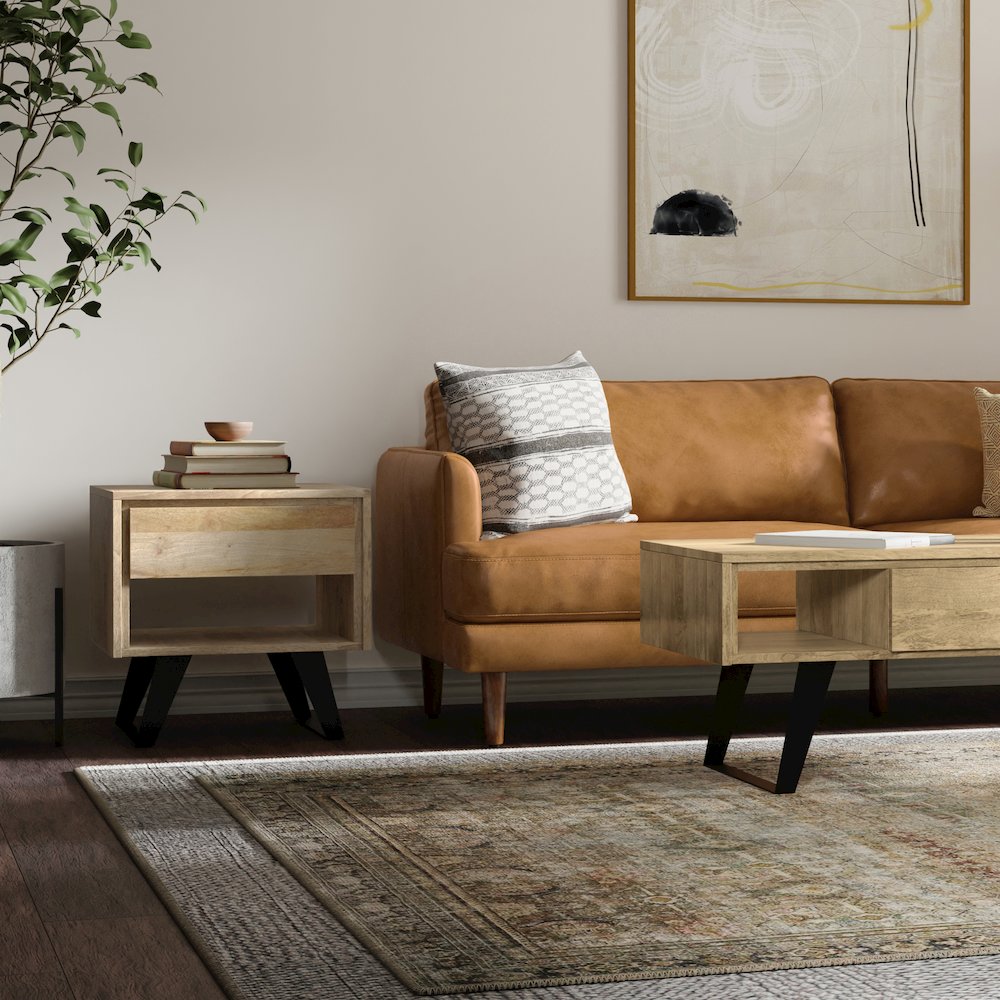 Lowry End Table In Natural. Picture 5