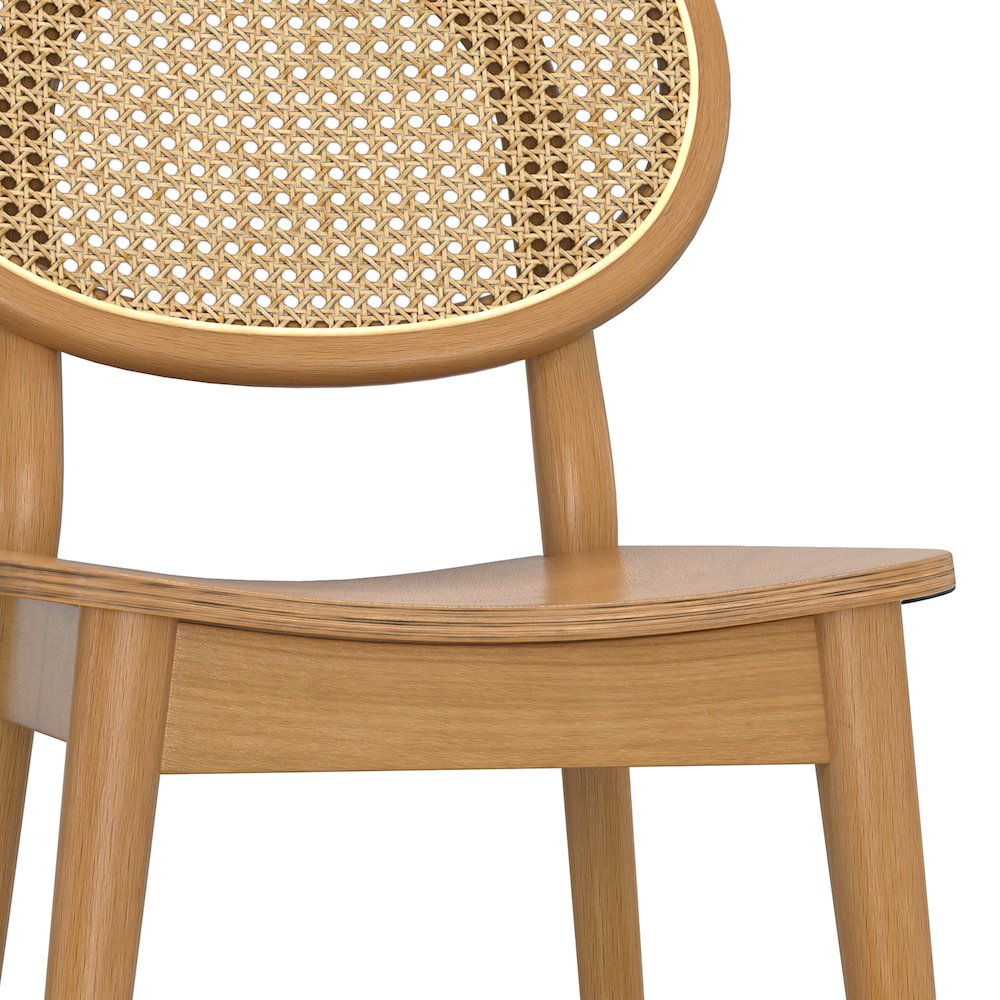 Rachel Dining Chair (Set of 2) in Natural. Picture 6