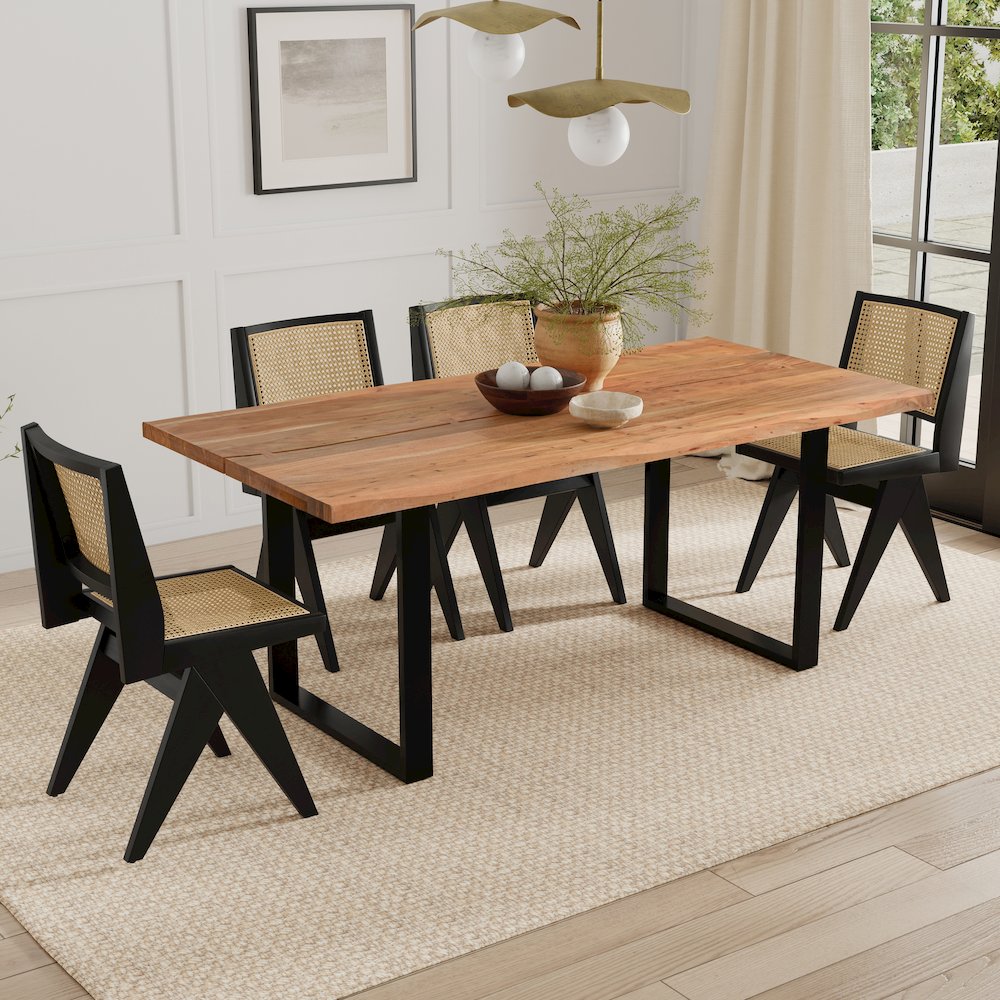 Fieldcrest Dining Table In Natural. Picture 2