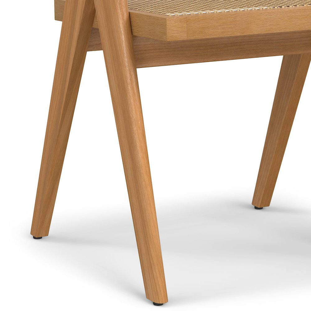 Regina Dining Arm Chair (Set of 2) in Natural. Picture 7