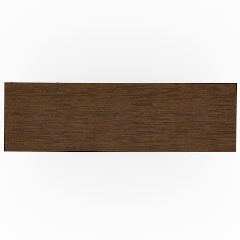 Sideboard With Wine Storage In Rustic Natural Aged Brown. Picture 4