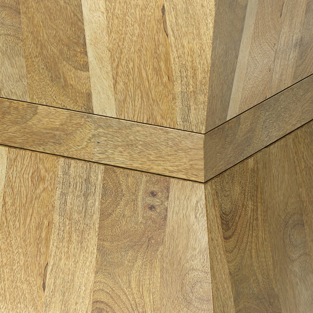 Westfield Solid Mango Wood Side Table In Natural. Picture 4