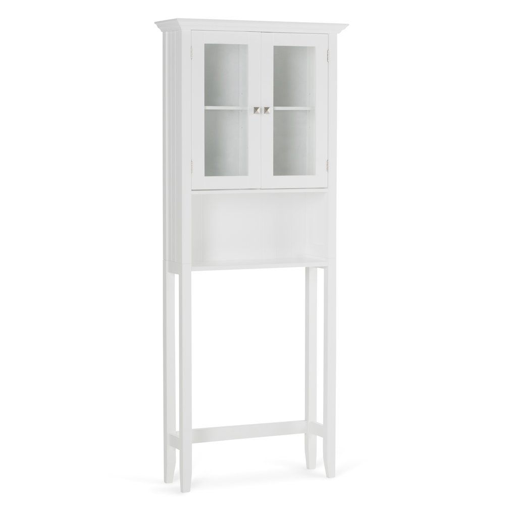 Acadian Space Saver Cabinet In Pure White. Picture 1