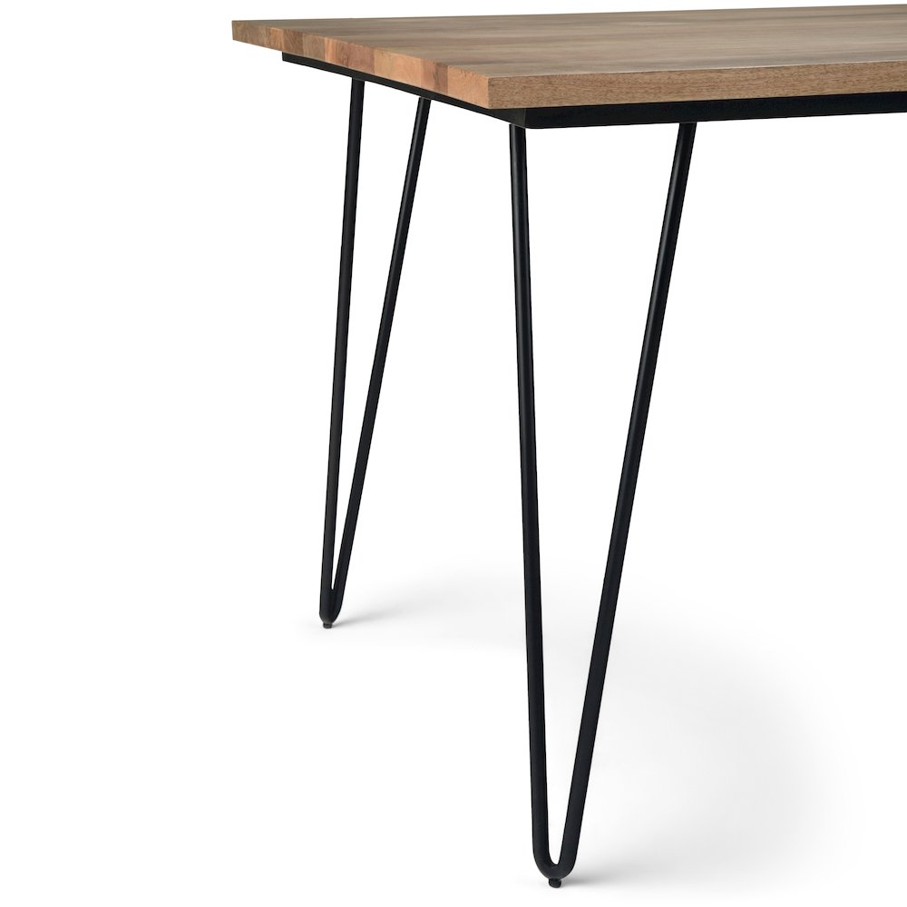 Hunter Solid Mango Wood Dining Table In Natural. Picture 9