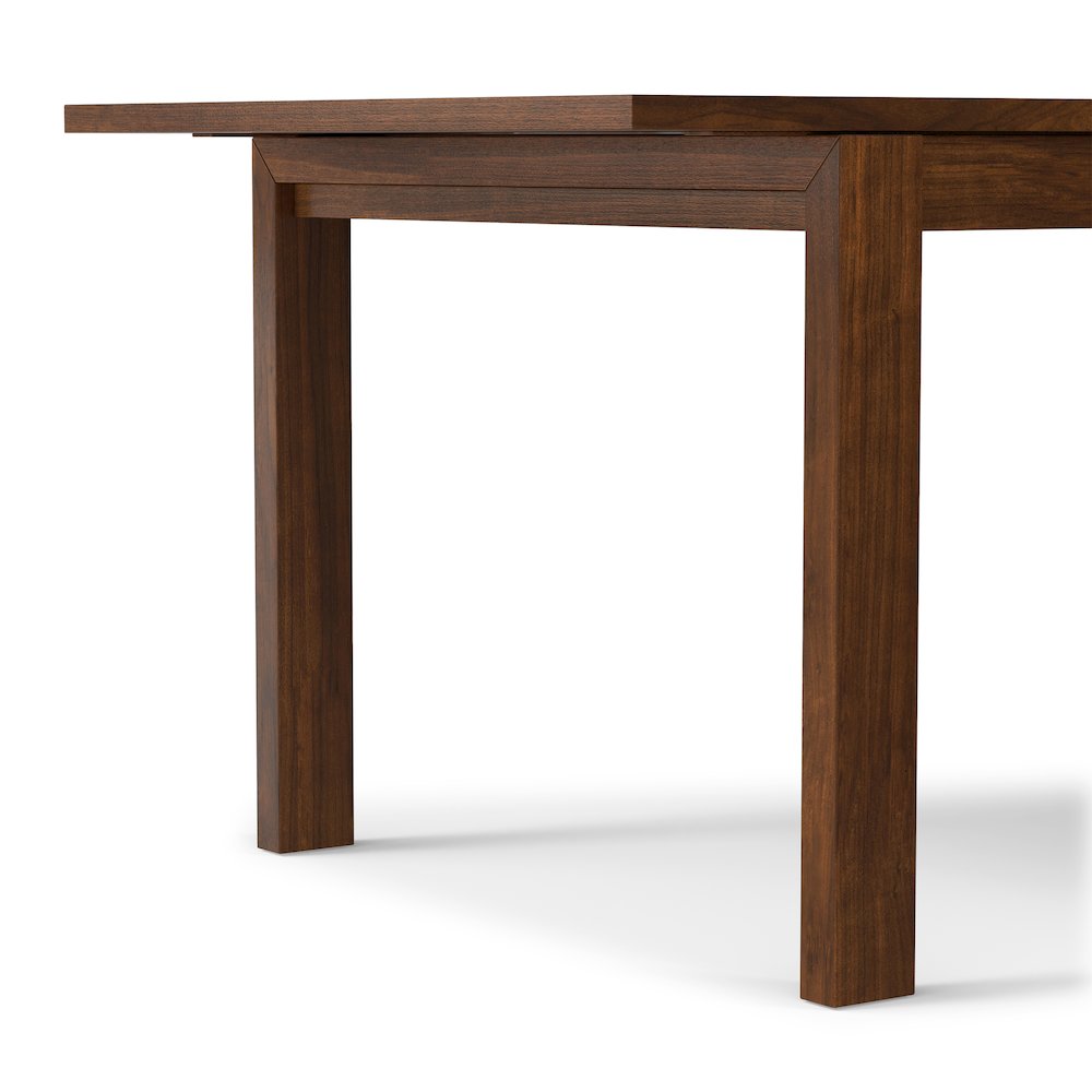 Wilson Extendable Dining Table In Walnut Veneer. Picture 15