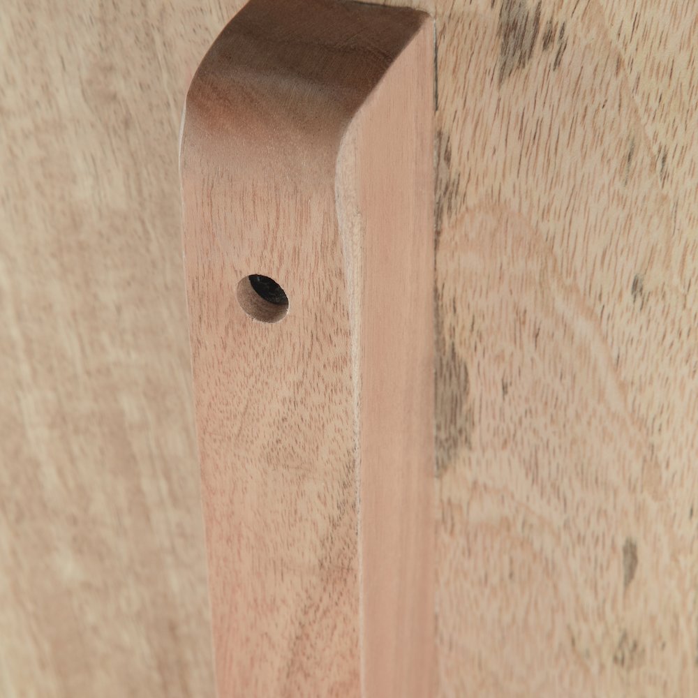 Berkeley Solid Mango Wood Entryway Bench In Natural. Picture 2
