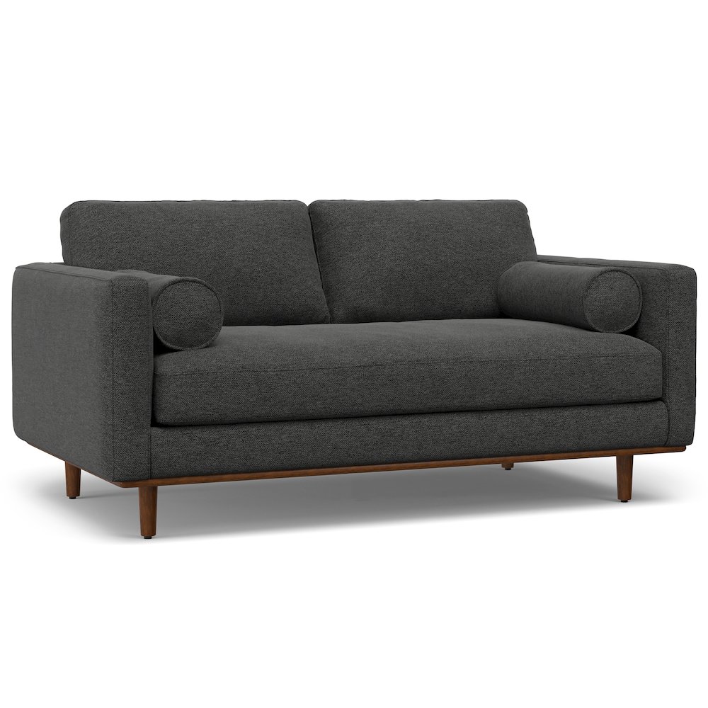 Morrison 72-Inch Sofa And Ottoman Set In Woven-Blend Fabric. Picture 2