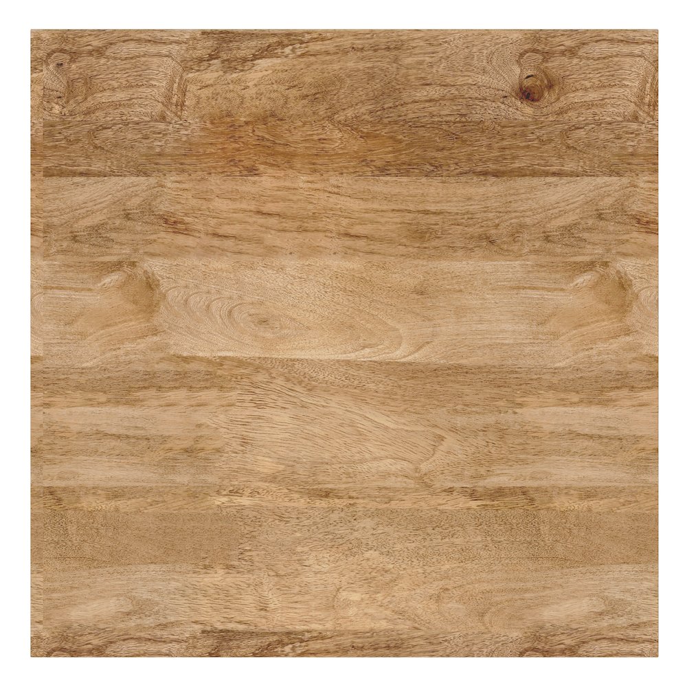 Fallon SOLID MANGO WOOD End Table in Natural. Picture 4