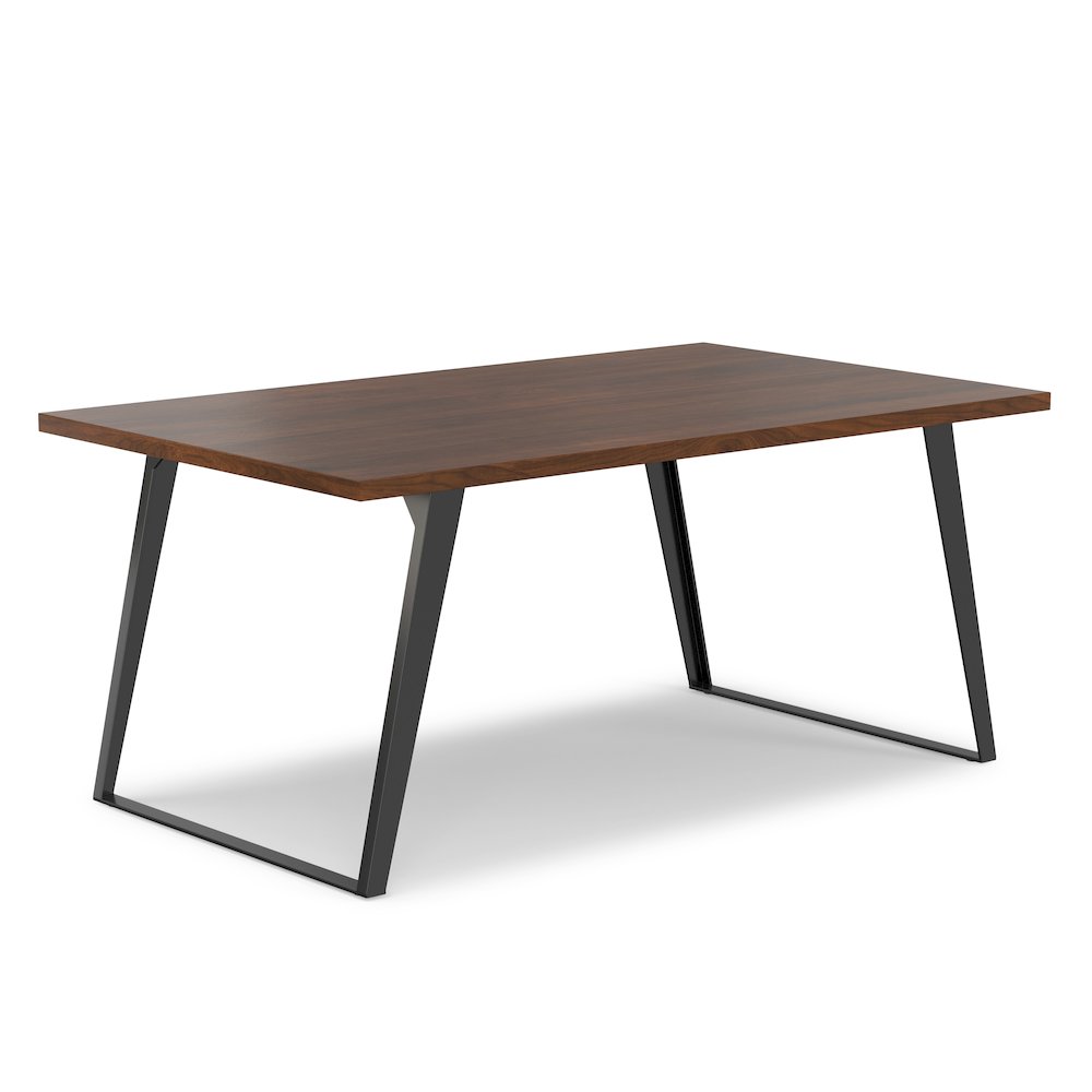 Lowry Dining Table In Walnut Veneer. Picture 3