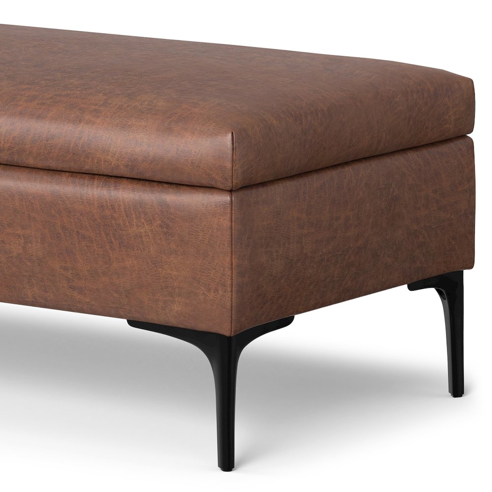 48 inch Rectangle Large Coffee Table Storage Ottoman with Lift up Lid. Picture 2